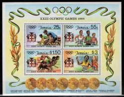 JAMAIQUE - BLOC N°22 ** (1984) J.O D'été à LOS ANGELES - Jamaica (1962-...)