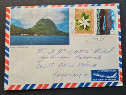Polynésie,  Timbres Numéros 129 Et 133 Sur Lettre. - Covers & Documents