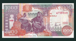 # # # Banknote Aus Somalia 1.000 Shillings 1996 (P-37) UNC # # # - Somalia