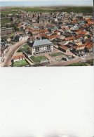 CPSM 65 LANNEMEZAN VUE AERIENNE PLACE DU CHATEAU - Lannemezan