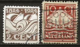 PAYS-BAS: Obl., N° YT 157 Et 158, TB - Used Stamps