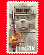 USA - STATI UNITI - Usato - 1984 - Protezione Dell'Ambiente - Orso Smokey - Bear - 20 - Oblitérés