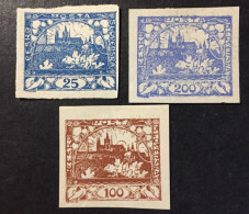 1919 Czechoslovakia -  Prague Castle 200 - Unused ( Mint Hinged ) - Unused Stamps
