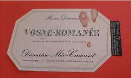 ETIQUETTE DECOLLEE / ABIMEE / VOSNE - ROMANEE / DOMAINE MEO CAMUZET / RARE - Bourgogne