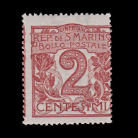 SAN MARINO STAMP.1921.2c Org Brn .SOCTT 41.MH. - Unused Stamps