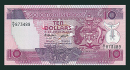 # # # Banknote Von Den Solomon-Inseln 10 Dollars (P-15) UNC # # # - Isola Salomon