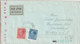 Bulgarie Lettre Censurée Par Avion Pour L'Allemagne 1942 - Covers & Documents