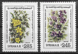 Syria Mnh ** 1984 Good Flowers Set 7 Euros - Syrien