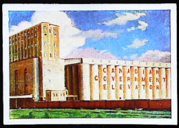 ► CANADA Canadian Government Elevator SILO à Grain - Chromo-Image Cigarette Josetti Bilder Berlin Album 4 1920's - Other Brands