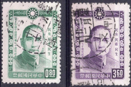 TAIWAN (= Formosa) :1964: Y.497-98 : 70e Anniv. Du Kuomintang.  Gestempeld / Oblitéré / Cancelled. - Gebruikt