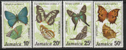 JAMAIQUE - N°443/6 ** (1978) Papillons - Giamaica (1962-...)