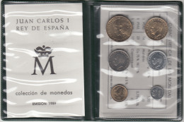 España Spain Cartera Oficial Pesetas 1989 Juan Carlos I FNMT - Sets Sin Usar &  Sets De Prueba