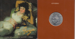 España Spain Cartera Oficial 1996 Moneda 2000 Ptas Juan Carlos I Goya Maja Ves - Ongebruikte Sets & Proefsets