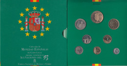 España Spain Cartera Oficial  Set Pesetas 1993 Juan Carlos I FNMT - Ongebruikte Sets & Proefsets