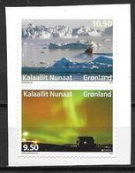 Groënland 2012, N° 596/597 Adhésifs Neufs Europa Tourisme - Unused Stamps