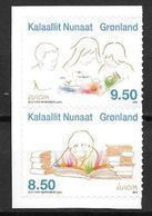 Groënland 2010, N° 535/536 Adhésifs Neufs Europa Livres Pour Enfants - Unused Stamps