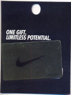 Nike, U.S.A,. Gift Card For Collection On Its Backer, No Value, # Nike12a - Gift Cards