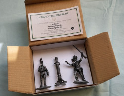 COFFRET FIGURINE GRANDE ARMÉE NAPOLÉONIENNE 1805 EN ZAMAC DE MARQUE MHSP ECH 1/30e - ETAT NEUF - Loden Soldaatjes