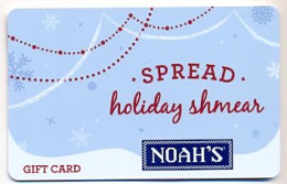 Noah's, U.S.A., Carte Cadeau Pour Collection, Sans Valeur, # Noahs-2 - Tarjetas De Fidelización Y De Regalo