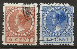 PAYS-BAS: Obl., N° YT 173a Et 178a, Tous (B), TB Et AB - Used Stamps