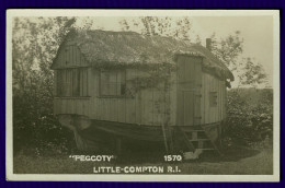 Ref 1636 - Early Real Photo Postcard - "Peggoty" Little-Compton Rhode Island USA - Andere & Zonder Classificatie