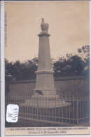 VILLENEUVE- LES-GENETS- INAUGURATION DU MONUMENT AUX MORTS- 30 SEPTEMBRE 1923 - Autres & Non Classés