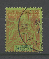 ANJOUAN N° 7 OBL / Used - Used Stamps