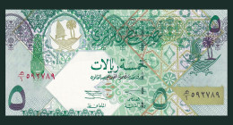 # # # Banknote Aus Katar 5 Rial 2003 (P-21) UNC # # # - Qatar