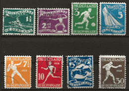 PAYS-BAS: Obl., N° YT 199 à 206, Série, TB - Used Stamps