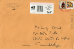 Philatelic Envelope With Stamps Sent From UNITED STATES OF AMERICA To ITALY - Storia Postale