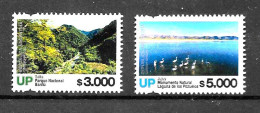 #75368 NEW ISSUE ARGENTINA 2024 NATIONAL PARK BIRDS MOUNTAINS DEFINITIVES 3000-5000 PESOS UP NEW HIGH VALUES MNH - Ongebruikt