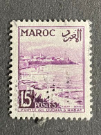 Colonie MAROC N° 312 S.M 23 Indice 3 Perforé Perforés Perfins Perfin !! - Other & Unclassified