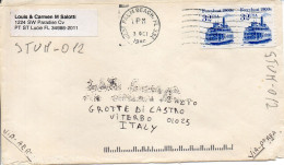 Philatelic Envelope With Stamps Sent From UNITED STATES OF AMERICA To ITALY - Lettres & Documents