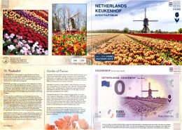 0-Euro PEAJ 2019-1 NETHERLANDS - KEUKENHOF - TULIP FIELDS First Issue Pack No. Nur Bis #250 ! - Essais Privés / Non-officiels