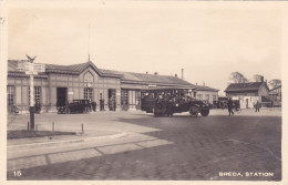 3195/ Breda, Station, Oude Auto En Bus, 1935 - Breda
