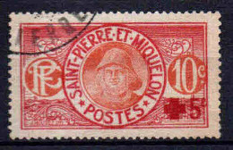 St Pierre Et Miquelon    - 1915 - Croix Rouge - N° 105 - Oblit - Used - Gebraucht