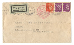 Cover Enveloppe Brief 1931 Helsinki Finland N. Dresden DR Sonderstempel Zentralflughafen Berlin Par Avion - Storia Postale