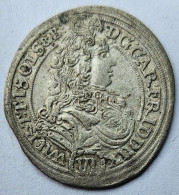 Schlesien-Württemberg-Oels 6 Kreuzer 1713 CVL - Tschechische Rep.