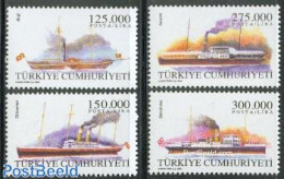 Türkiye 2000 Ships 4v, Mint NH, Transport - Ships And Boats - Autres & Non Classés