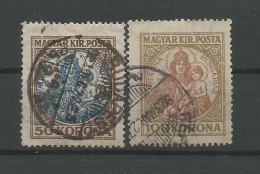 Hungary 1921 Madonna Y.T. 315/316 (0) - Usati