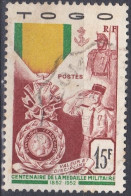 Togo 1952 N° 255 Centenaire De La Médaille Militaire(K12) - Oblitérés