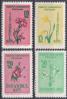 Turquie 1955 N° 1235-38 NMH ** Fête Des Fleurs De Printemps (A4) - Ungebraucht