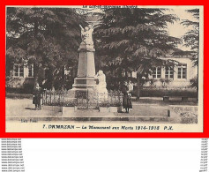 CPA (47)  DAMAZAN.  Le Monument Aux Morts 1914-18, Animé...H328 - Damazan