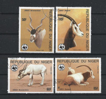 Niger 1985 WWF Addax Y.T. 674/677 (0) - Níger (1960-...)