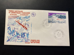 Enveloppe 1er Jour "25e Anniversaire De La Station Charcot" - 26/12/1981 - PA65 - TAAF - Iles Kerguelen - FDC