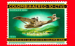 COLOMBIA - Usato - 1966 - Storia Dell'Aviazione Colombiana - Compagnie Aeree - Dornier Wal 1924 - 10 - Colombia