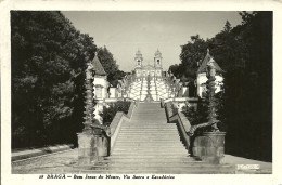 Portugal - Braga - Bom Jesus Do Monte, Via Sacra E Escadórios - Braga