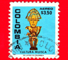 COLOMBIA - Usato - 1978 - Arte - Cultura Muisca - 3.50 - P. Aerea - Colombie