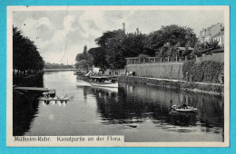 * Mülheim A.d. Ruhr - Muelheim (Nordrhein Westfalen - Deutschland) * (K.R.M., Nr 1255) Kanalpartie An Der Flora, Canal - Mülheim A. D. Ruhr