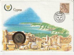 Cyprus 1990, Numis Letter, Stamped Nicosia - Storia Postale